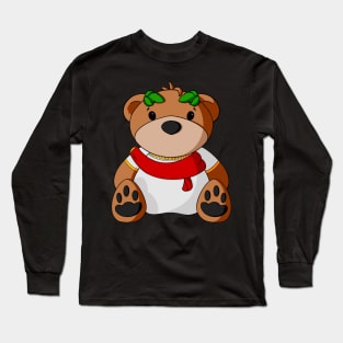 Caesar Teddy Bear Long Sleeve T-Shirt